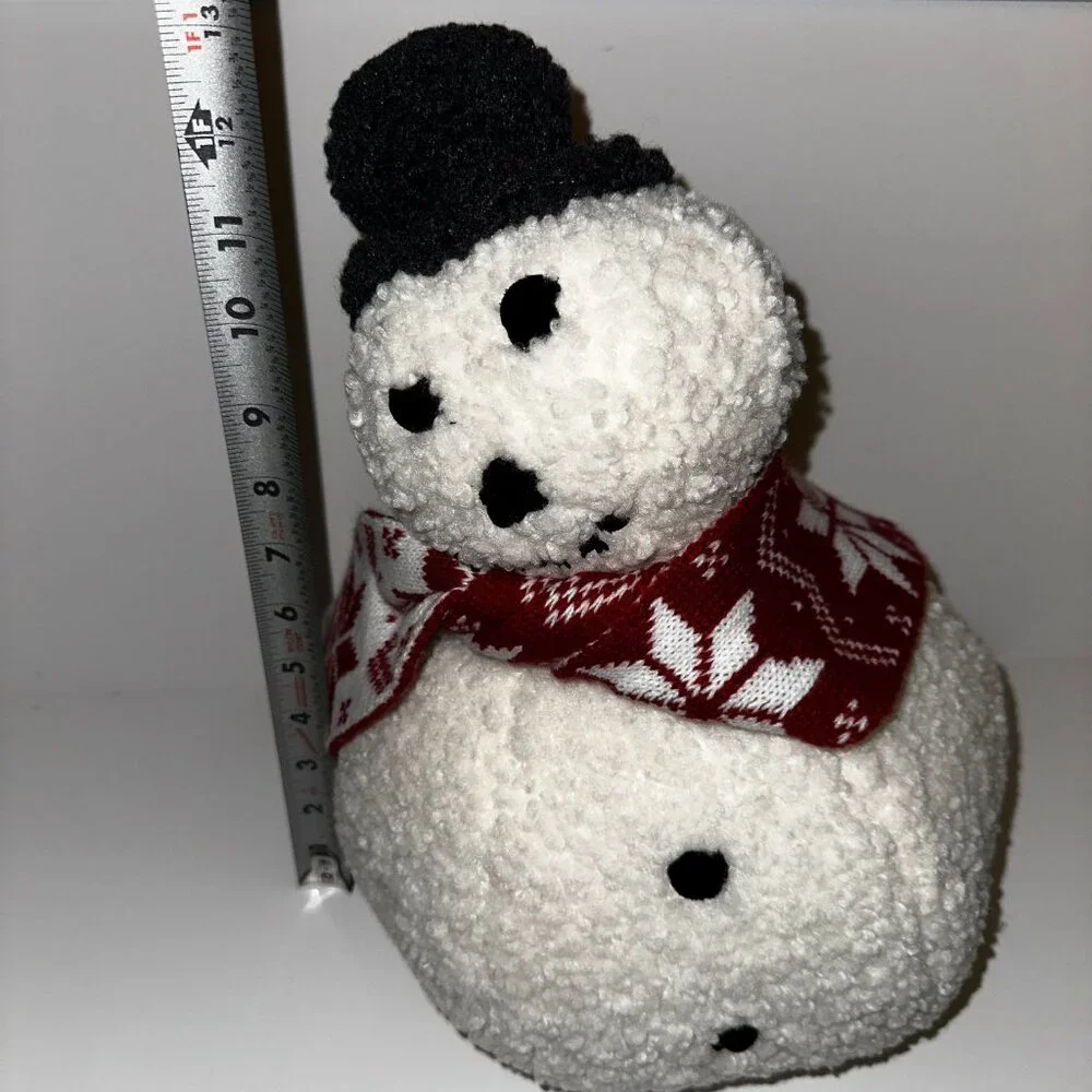 Aldi Extra Derpy Snowman Sherpa Pillow 2024 Edition 12